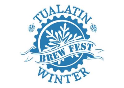 Jane ink designed a logo for Tualatin Winter Brew Fest